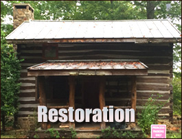 Historic Log Cabin Restoration  Dodge County, Georgia